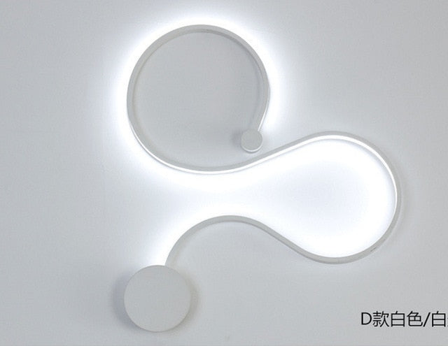 LED Rattlesnake Wall Sconce Aluminum Luminaire SKU# LIG0046