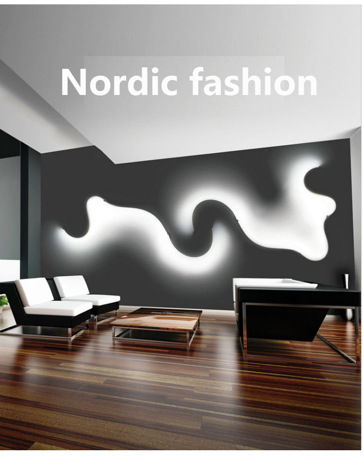 LED Rattlesnake Wall Sconce Aluminum Luminaire SKU# LIG0046