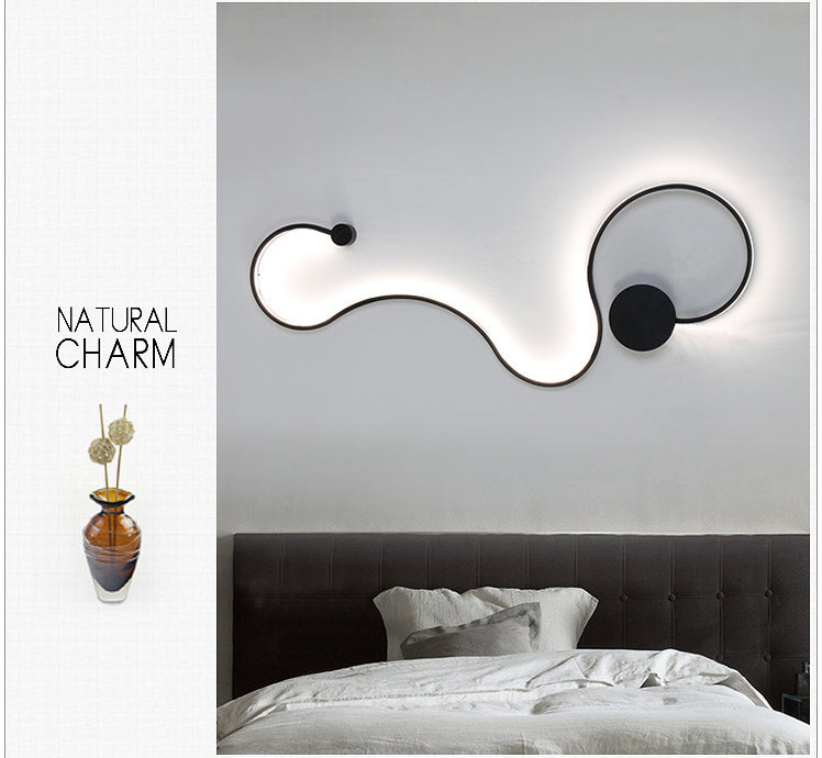 LED Rattlesnake Wall Sconce Aluminum Luminaire SKU# LIG0046