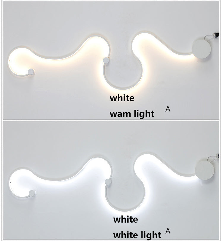 LED Rattlesnake Wall Sconce Aluminum Luminaire SKU# LIG0046