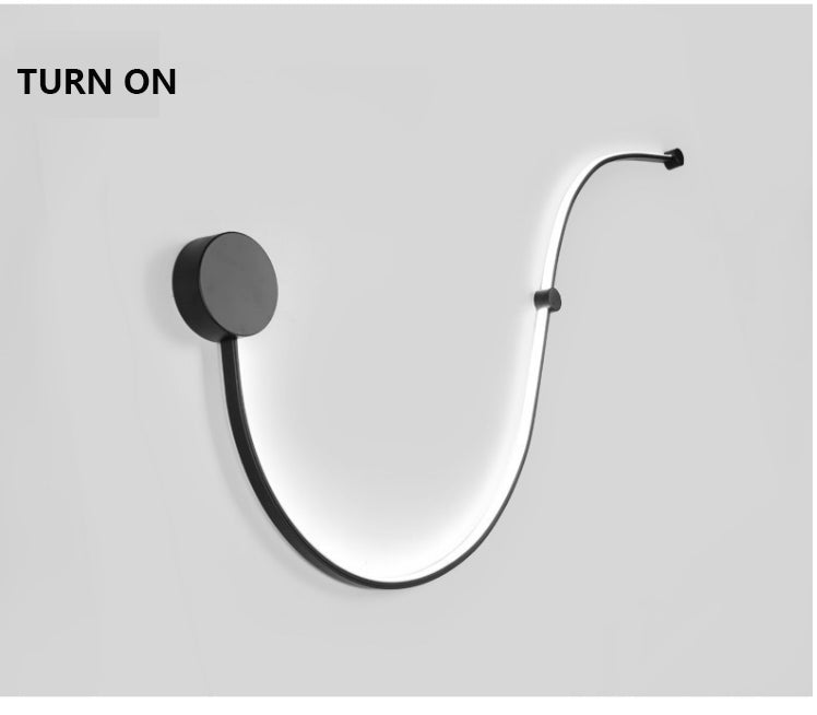 LED Rattlesnake Wall Sconce Aluminum Luminaire SKU# LIG0046