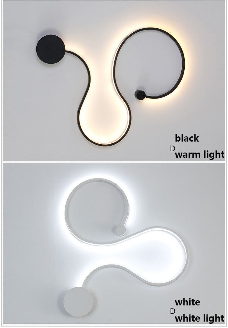 LED Rattlesnake Wall Sconce Aluminum Luminaire SKU# LIG0046