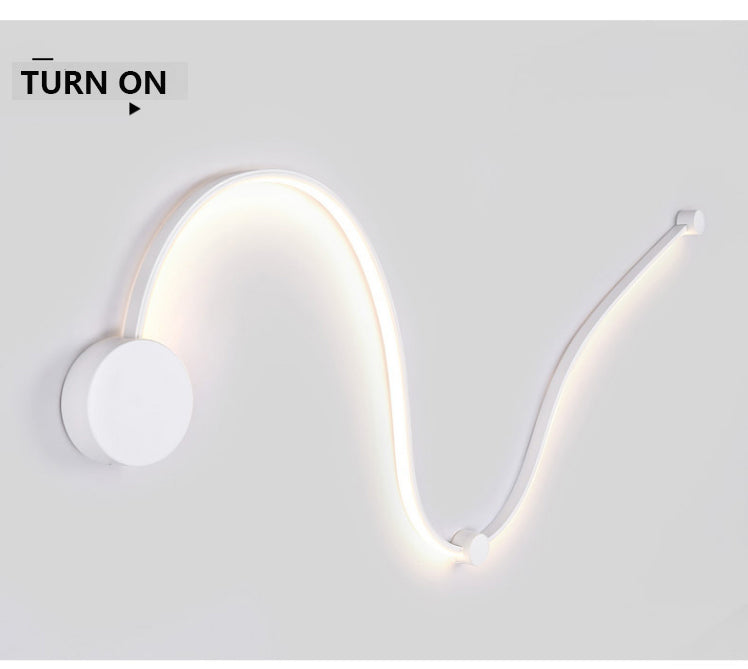 LED Rattlesnake Wall Sconce Aluminum Luminaire SKU# LIG0046