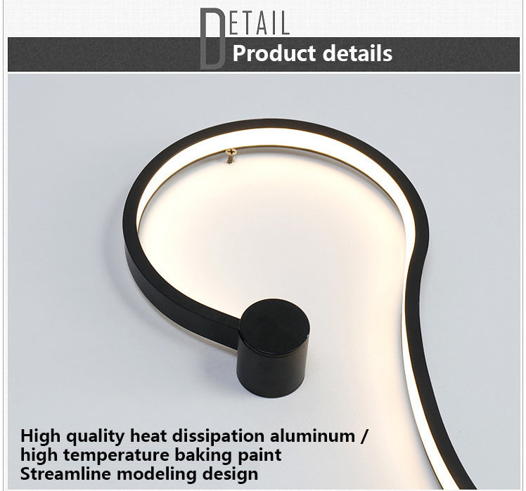 LED Rattlesnake Wall Sconce Aluminum Luminaire SKU# LIG0046