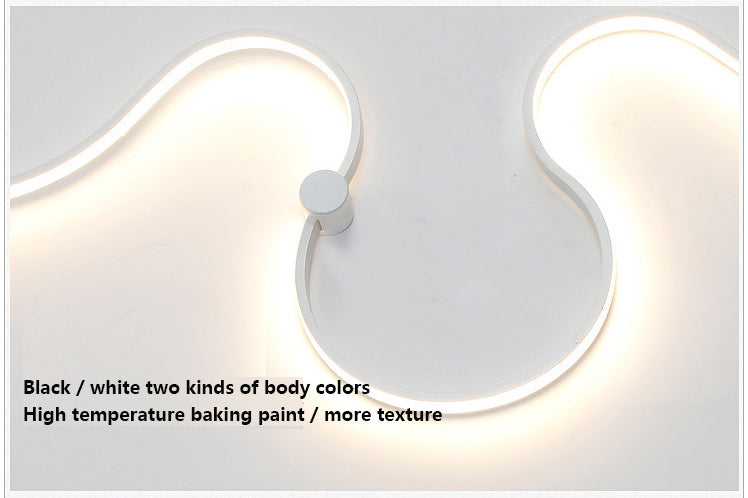 LED Rattlesnake Wall Sconce Aluminum Luminaire SKU# LIG0046