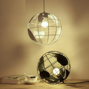 LED Simple Wrought Iron Globe Chandelier Lights SKU# LIG0042