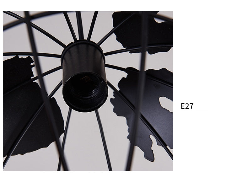 LED Simple Wrought Iron Globe Chandelier Lights SKU# LIG0042