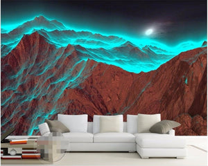 3D Wallpaper Abstract Mountain SKU# WAL0091