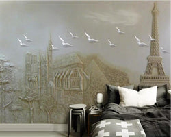 3D Wallpaper Paris Landscape SKU# WAL0049