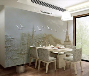 3D Wallpaper Paris Landscape SKU# WAL0049