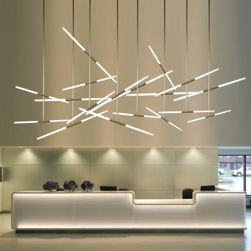 Matrix LED Frosted Pendant Light Suspension SKU# LIG0051