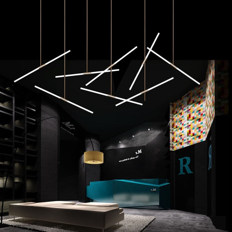 Matrix LED Frosted Pendant Light Suspension SKU# LIG0051