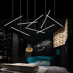 Matrix LED Frosted Pendant Light Suspension SKU# LIG0051