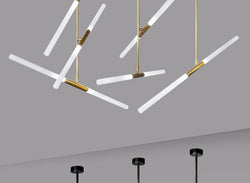 Matrix LED Frosted Pendant Light Suspension SKU# LIG0051