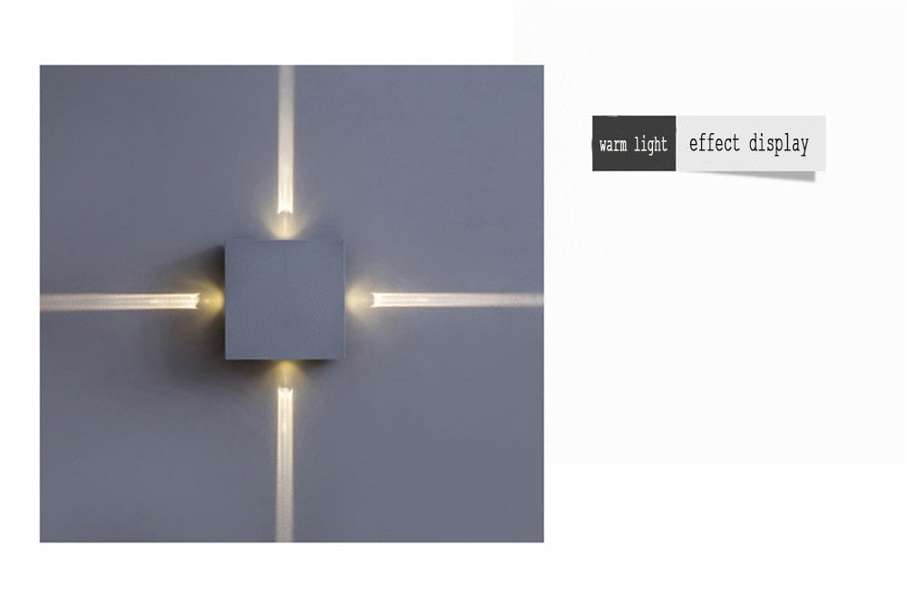 LED Wall Sconce Matrix Cross/Star 85V-265V SKU# LIG0048