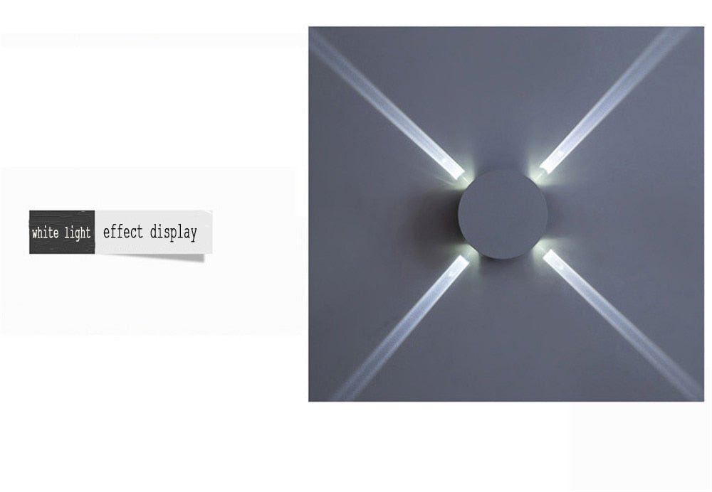 LED Wall Sconce Matrix Cross/Star 85V-265V SKU# LIG0048