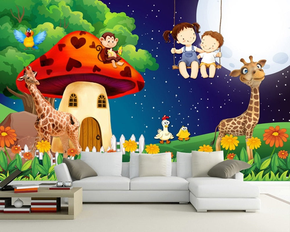 3D Wallpaper For Kids Room Mural SKU# WAL0149