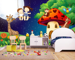 3D Wallpaper For Kids Room Mural SKU# WAL0149