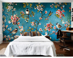 3D Wallpaper Floral Painting