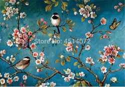 3D Wallpaper Floral Painting