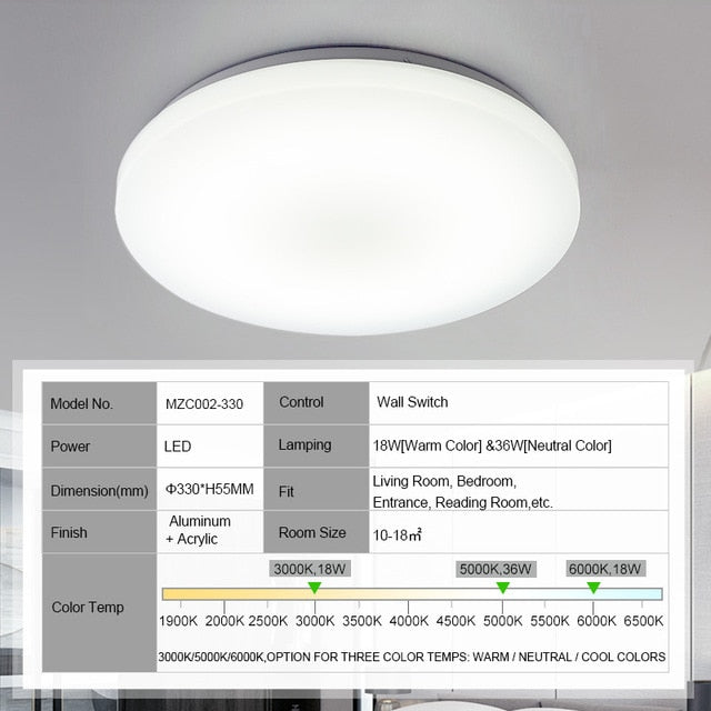 Moon Ceiling Remote Control White Interior SKU# LIG0002