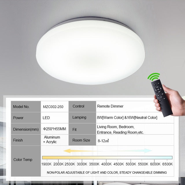 Moon Ceiling Remote Control White Interior SKU# LIG0002