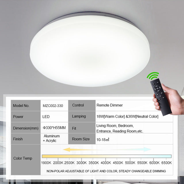 Moon Ceiling Remote Control White Interior SKU# LIG0002