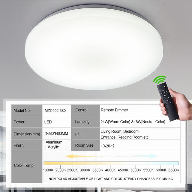 Moon Ceiling Remote Control White Interior SKU# LIG0002