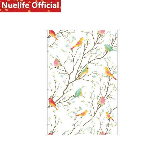 Window Transparent Bird Film Frosted Glass SKU# MOS0025