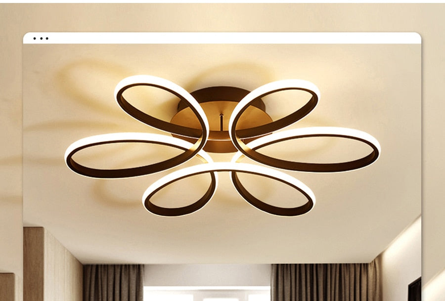 Wild Flower SMD/LED Remote Ceiling Light SKU# LIG0082