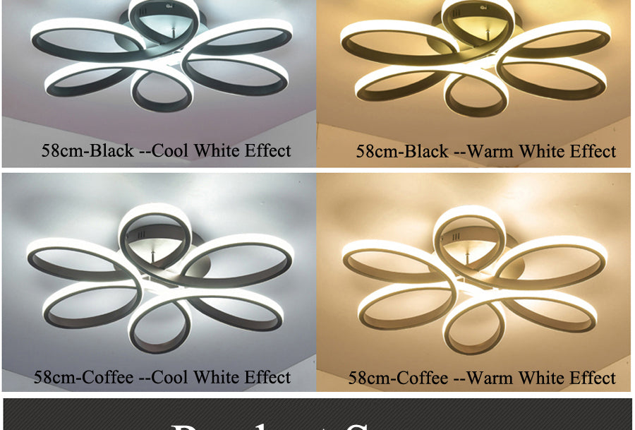 Wild Flower SMD/LED Remote Ceiling Light SKU# LIG0082