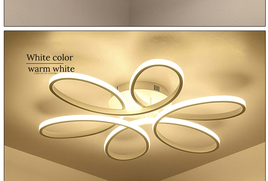 Wild Flower SMD/LED Remote Ceiling Light SKU# LIG0082